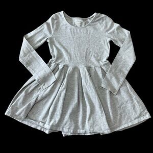 👣 5/$25 - Grey Long Sleeve Pleated Skirt Dress